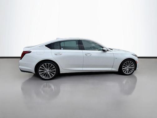 Crystal White Tricoat 2024 Cadillac CT5 Premium Luxury