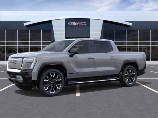 Thunderstorm Gray 2025 GMC Sierra EV Extended Range Denali