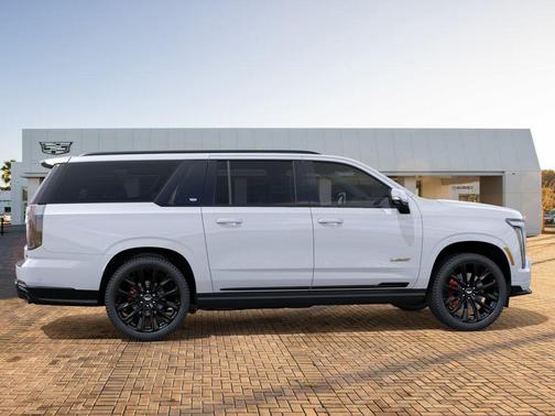 Vibrant White Tricoat 2026 Cadillac Escalade ESV V-Series