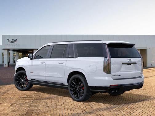 Vibrant White Tricoat 2026 Cadillac Escalade ESV V-Series
