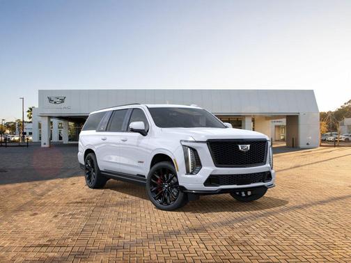 Vibrant White Tricoat 2026 Cadillac Escalade ESV V-Series