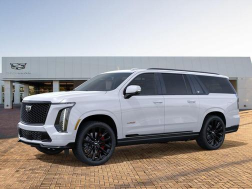 Vibrant White Tricoat 2026 Cadillac Escalade ESV V-Series