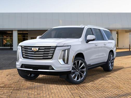 Vibrant White Tricoat 2026 Cadillac Escalade ESV Platinum