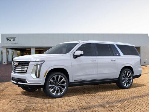 Vibrant White Tricoat 2026 Cadillac Escalade ESV Platinum