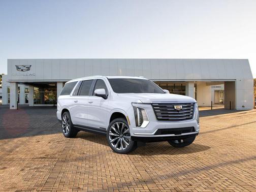 Vibrant White Tricoat 2026 Cadillac Escalade ESV Platinum