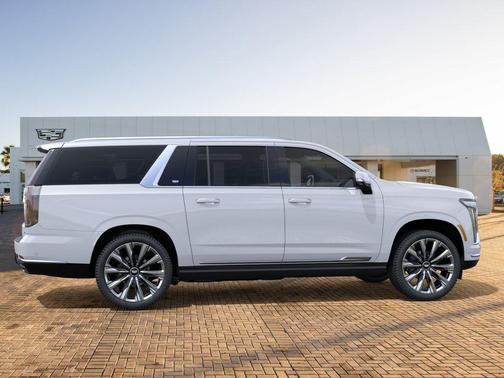 Vibrant White Tricoat 2026 Cadillac Escalade ESV Platinum