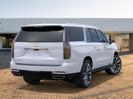 Vibrant White Tricoat 2026 Cadillac Escalade ESV Platinum
