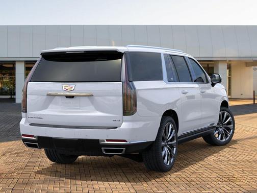 Vibrant White Tricoat 2026 Cadillac Escalade ESV Platinum