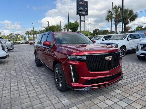 Radiant Red Tintcoat 2024 Cadillac Escalade ESV V-Series