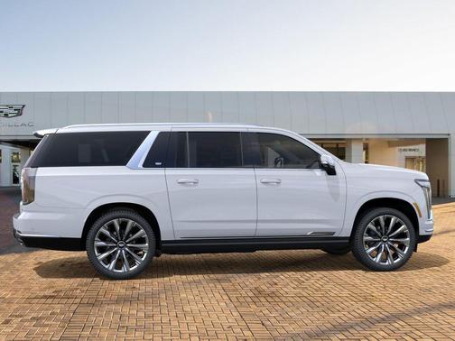 Vibrant White Tricoat 2026 Cadillac Escalade ESV Platinum