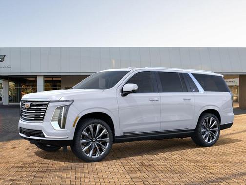 Vibrant White Tricoat 2026 Cadillac Escalade ESV Platinum
