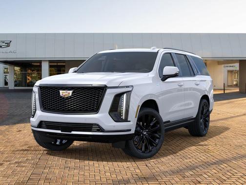 Vibrant White Tricoat 2026 Cadillac Escalade Sport Platinum
