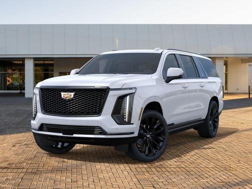 Vibrant White Tricoat 2026 Cadillac Escalade ESV Sport Platinum