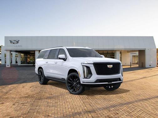 Vibrant White Tricoat 2026 Cadillac Escalade ESV Sport Platinum