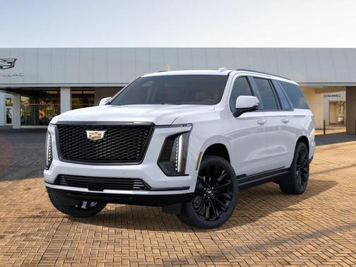 Vibrant White Tricoat 2026 Cadillac Escalade ESV Sport Platinum