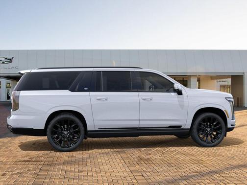 Vibrant White Tricoat 2026 Cadillac Escalade ESV Sport Platinum