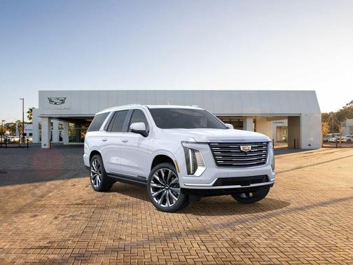 Vibrant White Tricoat 2026 Cadillac Escalade Sport Platinum