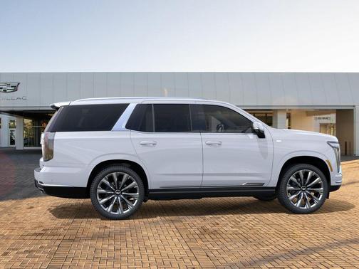 Vibrant White Tricoat 2026 Cadillac Escalade Sport Platinum