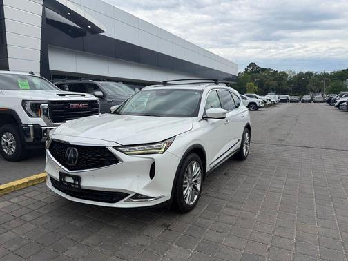 Platinum White Pearl 2022 Acura MDX Advance Package