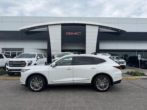 Platinum White Pearl 2022 Acura MDX Advance Package
