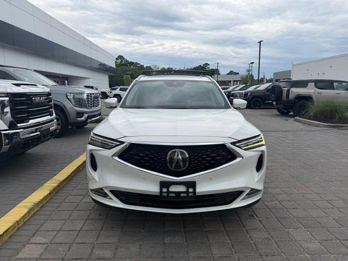 Platinum White Pearl 2022 Acura MDX Advance Package