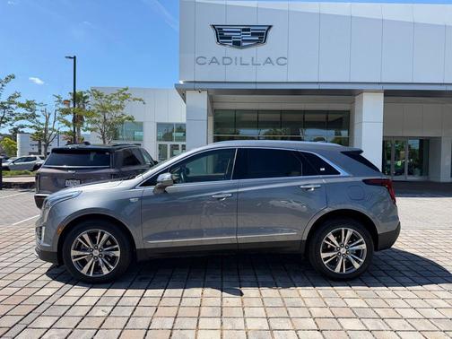 Satin Steel Metallic 2020 Cadillac XT5 Premium Luxury