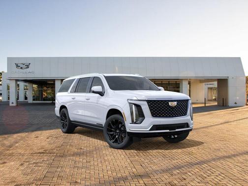 Vibrant White Tricoat 2026 Cadillac Escalade ESV Luxury