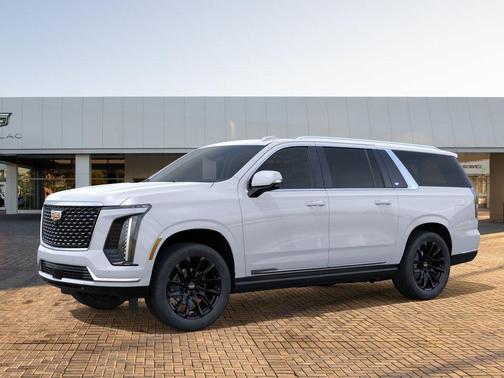 Vibrant White Tricoat 2026 Cadillac Escalade ESV Luxury