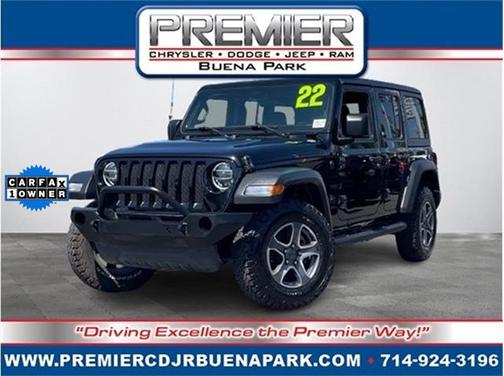 2022 Jeep Wrangler Unlimited Sport S 4x4