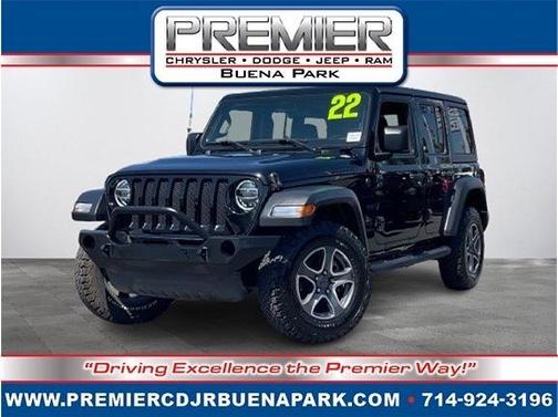 2022 Jeep Wrangler Unlimited Sport S 4x4