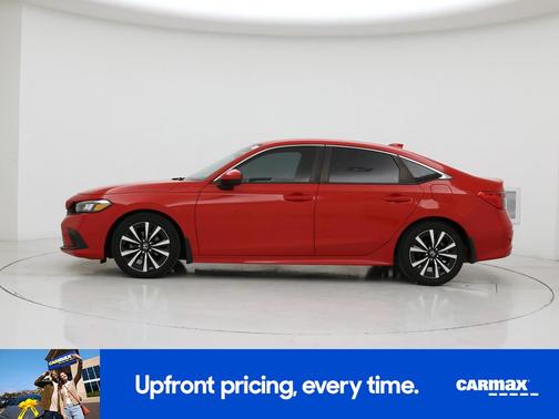 Red 2022 Honda Civic EX