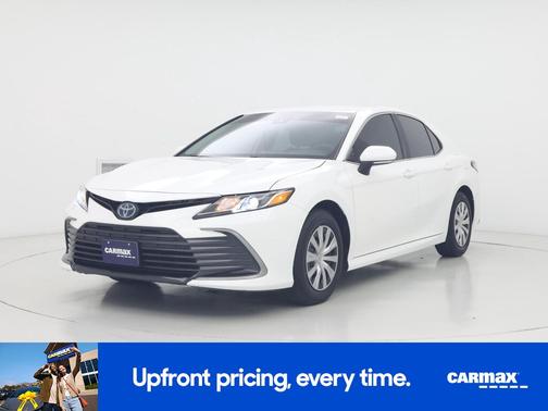 White 2023 Toyota Camry Hybrid LE
