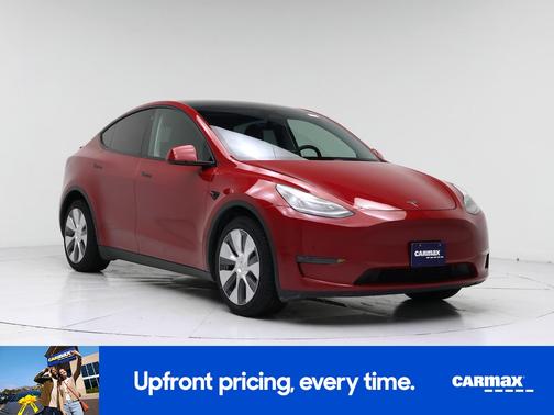 Red 2023 Tesla Model Y Long Range