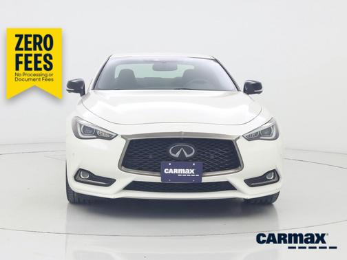 White 2020 INFINITI Q60 Luxe