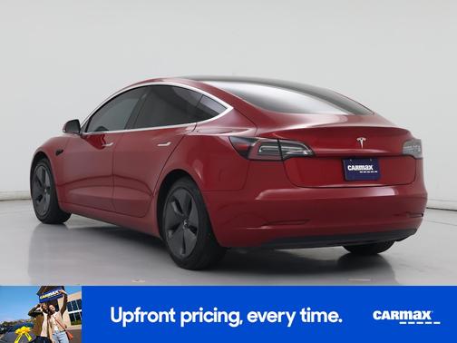 Red 2020 Tesla Model 3 Standard Range Plus