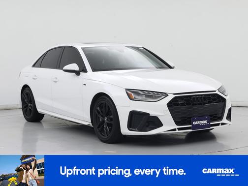 White 2023 Audi A4 S-Line Premium