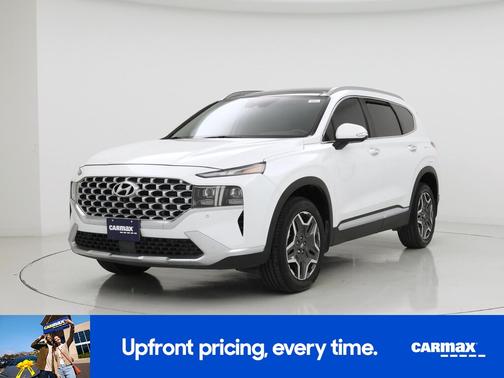 White 2022 Hyundai SANTA FE Limited