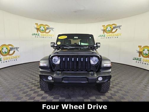 Black Clearcoat 2018 Jeep Wrangler Unlimited Sport