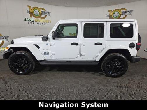 Bright White Clearcoat 2022 Jeep Wrangler Unlimited 4xe Sahara