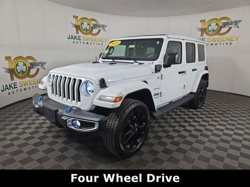 Bright White Clearcoat 2022 Jeep Wrangler Unlimited 4xe Sahara