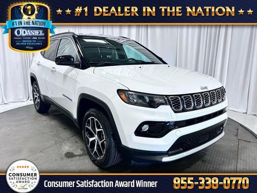 Bright White Clearcoat 2024 Jeep Compass Limited