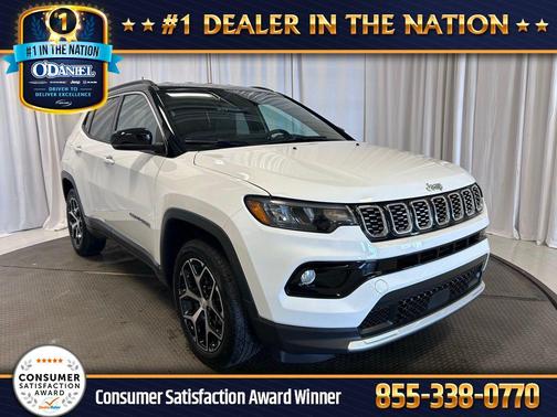 Bright White Clearcoat 2024 Jeep Compass Limited