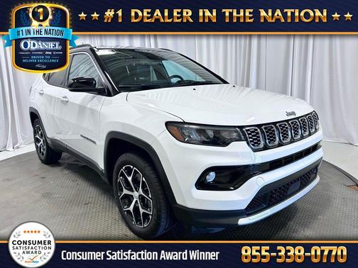 Bright White Clearcoat 2024 Jeep Compass Limited