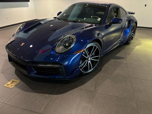 Gentian Blue Metallic 2025 Porsche 911 Turbo S