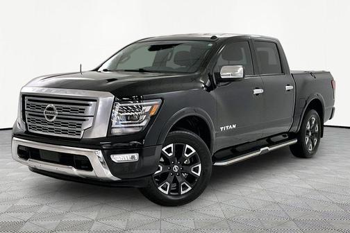 Super Black 2021 Nissan Titan Platinum Reserve
