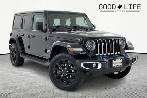 Black Clearcoat 2023 Jeep Wrangler 4xe Sahara