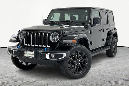 Black Clearcoat 2023 Jeep Wrangler 4xe Sahara