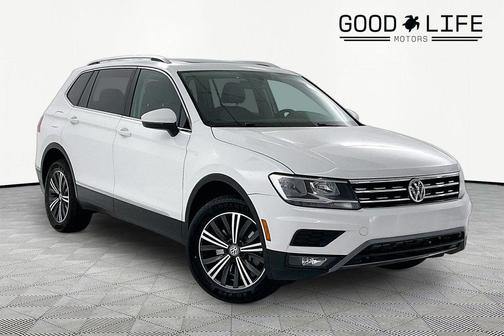 Pure White 2018 Volkswagen Tiguan 2.0T SEL