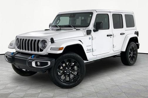 Bright White Clearcoat 2024 Jeep Wrangler 4xe Sahara