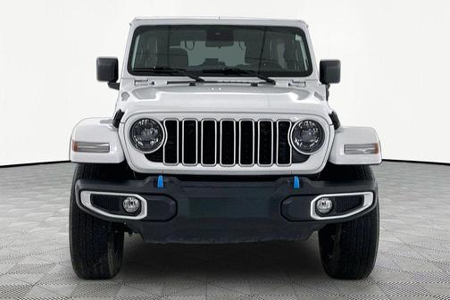 Bright White Clearcoat 2024 Jeep Wrangler 4xe Sahara